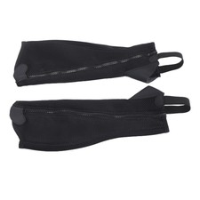 (CS)2 stücke Half Chap Schwarz Flexible Mesh...