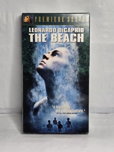 2000 Leonardo DiCaprio The Beach VHS Video Tape