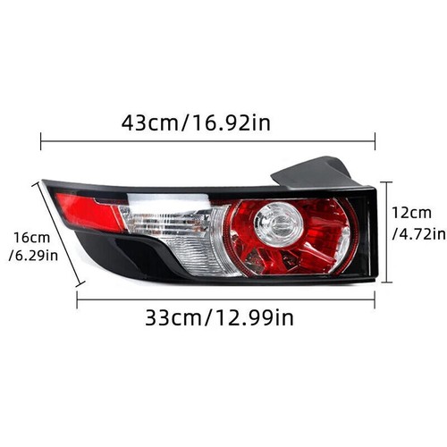 Right Side Tail Light Rear Brake Stop Lamp For Land Rover Evoque 2011 2012-2015 - Picture 4 of 8