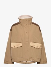 Free People Second Female Teddy Jacket In Beige/Camel Size XS Great Condition