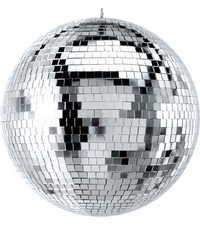 12" Mirror Ball with Base - Disco Ball