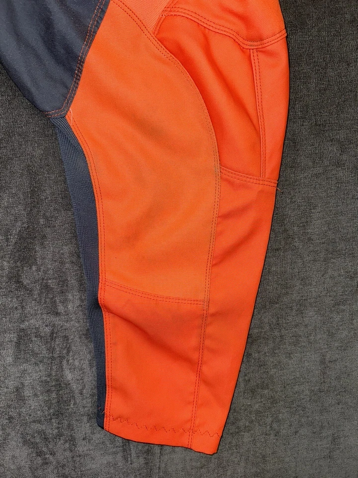 Pantalones Answer Syncron Hombre 30 Naranja Motocross Carreras Cintura Ajustable Foto 3 de 4