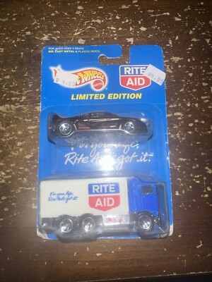 Hot Wheels Rite Aid Highway Hauler/ Lambo Limited Edition 2 Pack 1997