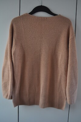 Ladies H&M Caramel Knit Jumper Size Small UK