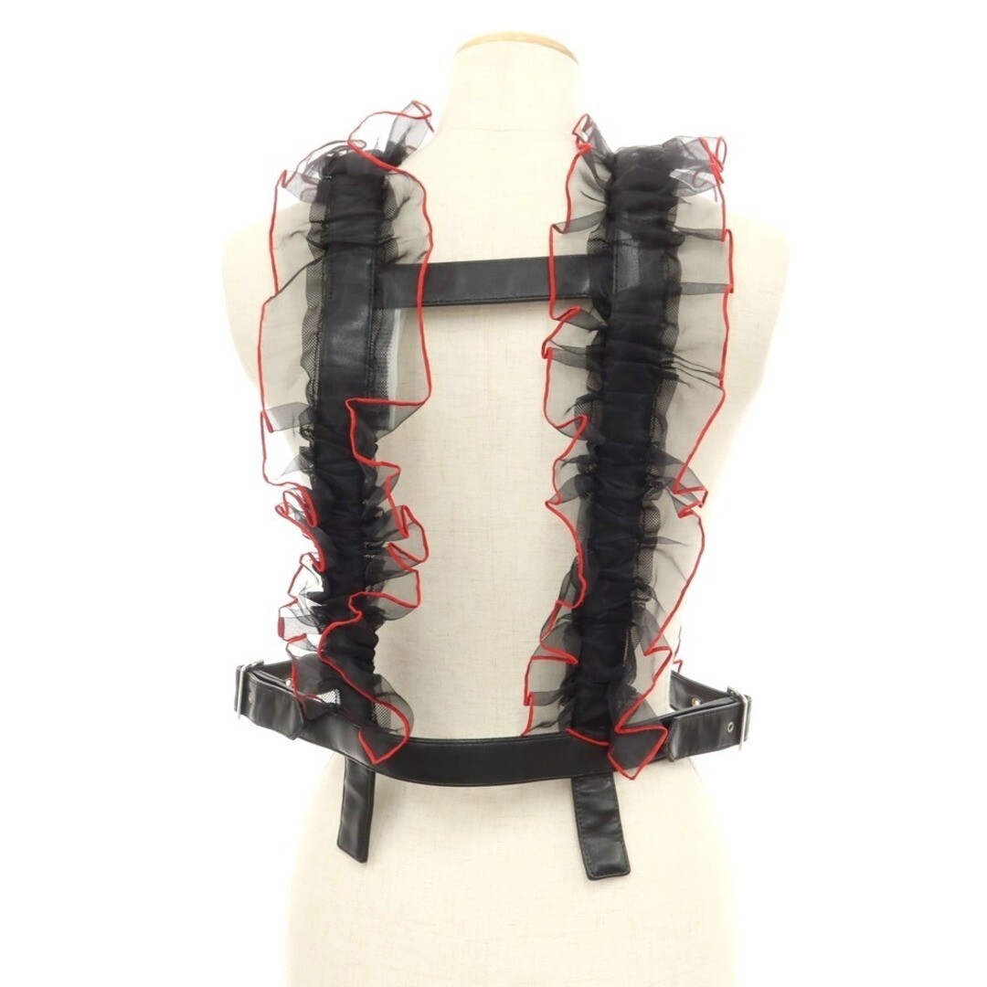noir kei ninomiya Women's Ester Organza Frill Harness Belt noir kei ninomiya Women's Ester Organza Frill Harness Belt