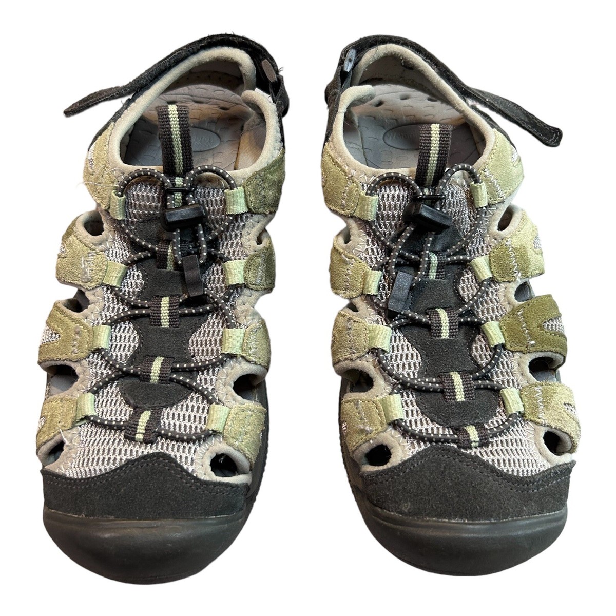 Womens Khombu Watermates Sandals Waterproof Green Water Hiking