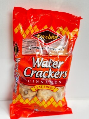 Jamaican Excelsior Water Crackers, Cinnamon 143g (Pack of 6)