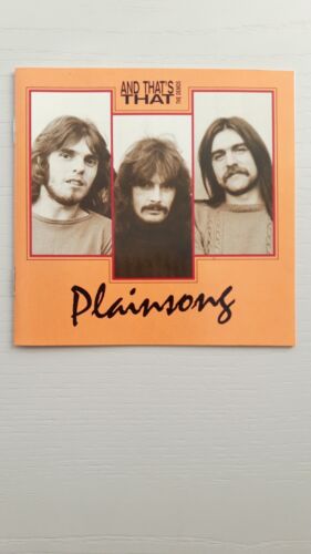 PLAINSONG: And That's That - The Demos.  1992 CD Album. Excellent. - Picture 1 of 2