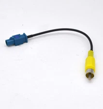 Male Fakra RCA Reverse Camera Retention Cable Radio Adaptor For Mercedes Comand