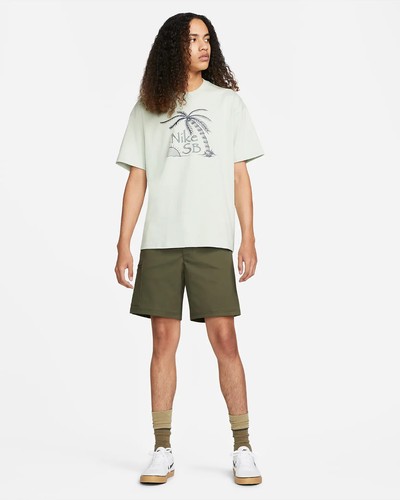 Nuevos pantalones cortos de skate Nike SB DH2939 325 carga caqui para hombre talla 34 - Imagen 7 de 10