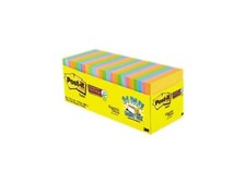 Post-it Pads in Marrakesh Colors 3 x 3 70-Sheet 24/Pack 65424SSANCP