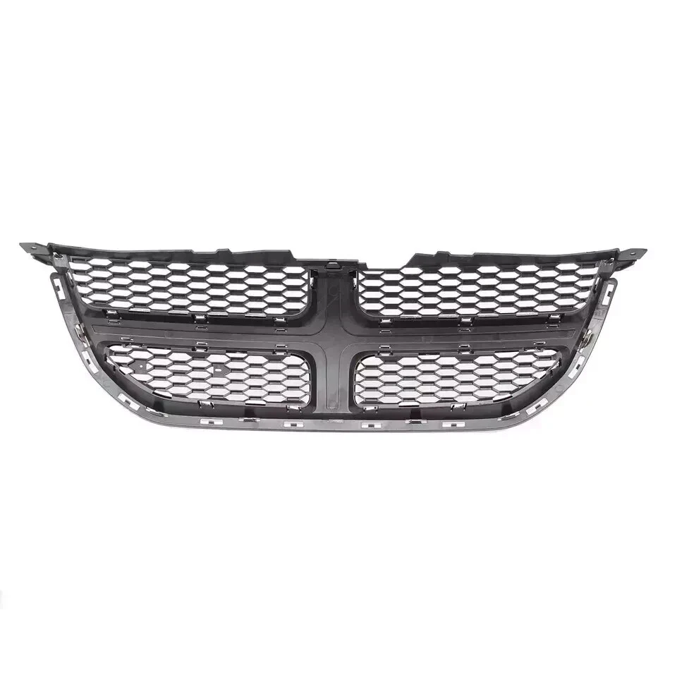 Front Grille Assembly & Head Light Pair For 2011-2020 Dodge Grand Caravan - Image 3 of 4