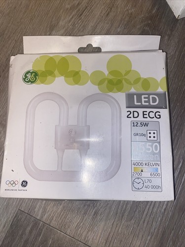 GE LED 2D Lamp 6.5w = 16w 12.5w = 28w CFL Replacement DD Butterfly Lamp ...