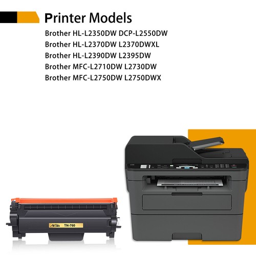 Buy 4PK TN-760 Compatible With Brother 