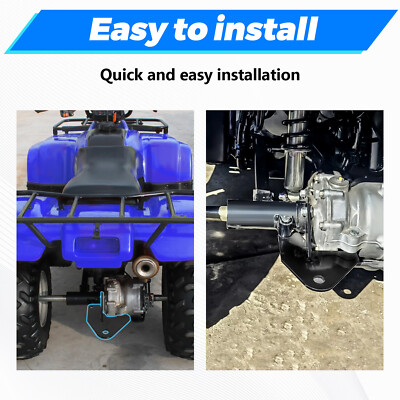 Honda ATV Towing Hitch Ball Hitch For Honda Recon 250 TRX ATV (1997-2018) - Powder Coated Black Finish With Hardware - Easy Installation ATV Towing Accessory - Foto 8