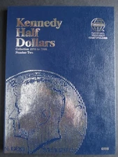 Whitman Kennedy Half Dollars Coin Folder 1986-2003 Number 2 Album Book 9698