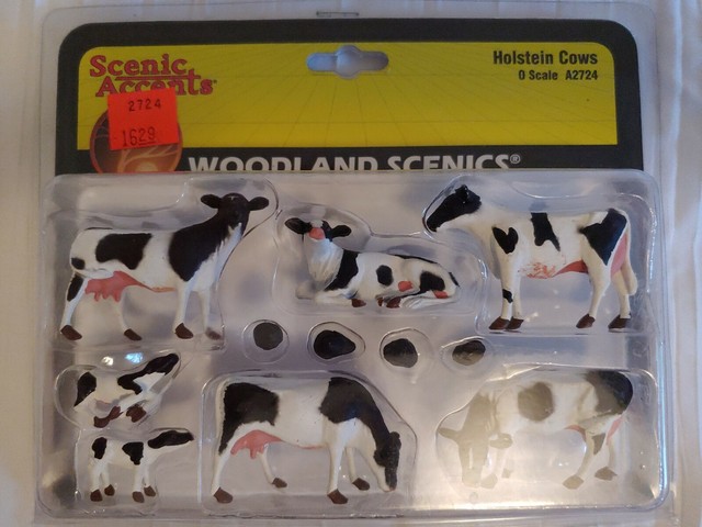 O-Gauge - Woodland Scenics - Holstein Cows, A2724, (F9) | eBay