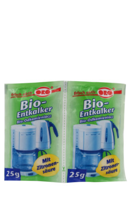 FRISCH-AKTIV BIO-ENTKALKER 2x 25g Pulver Wasserkocher, Kaffeemaschine 
