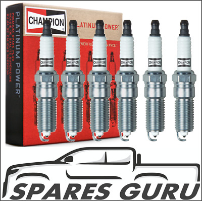 6 x Champion Platinum Spark Plugs Holden Commodore 3.0L 3.6L V6 VZ VE VF Captiva