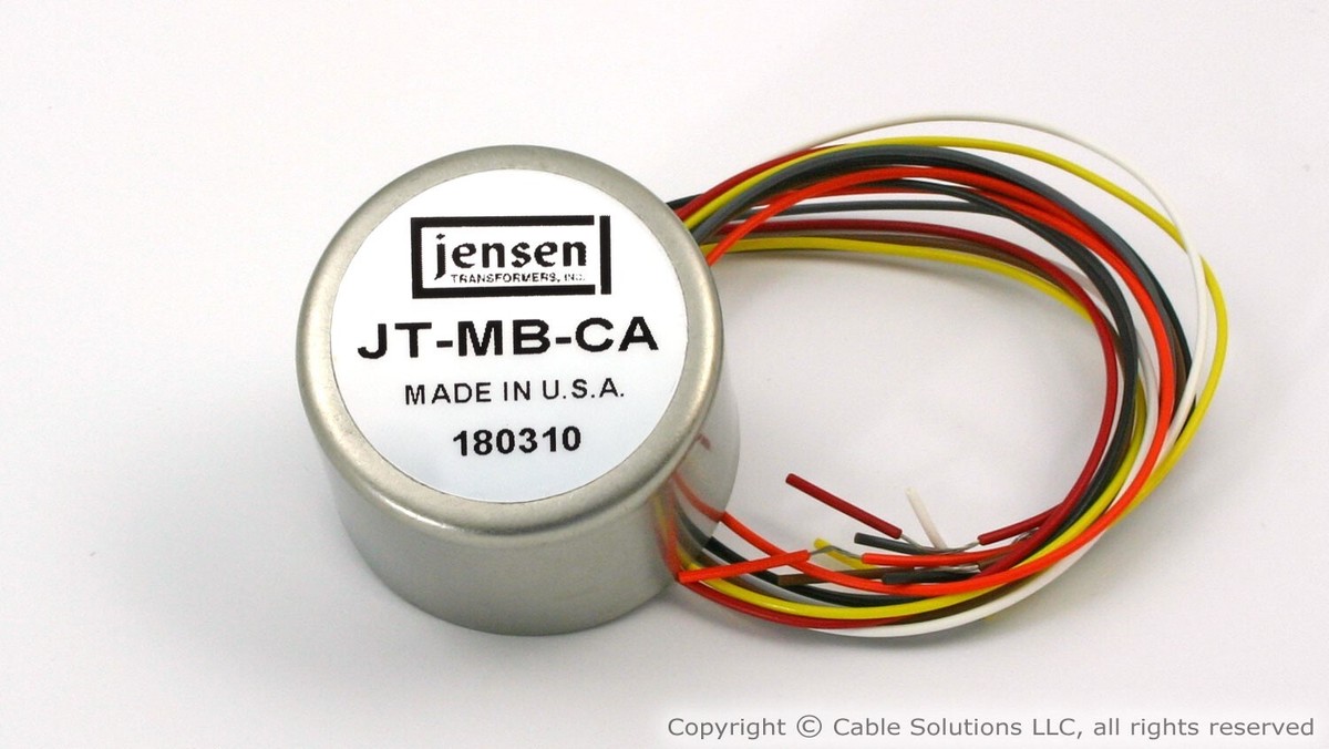1:1 Microphone Input Transformer, Jensen Transformers JT-MB-CA | eBay
