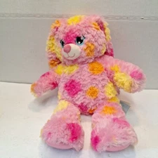 Build A Bear Pink Polka Dot Pawlette Bunny Rabbit 16"