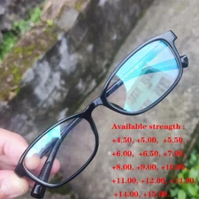 High Power Presbyopic Reading Glasses Elderly Lightweight 450-1500 PC Readers