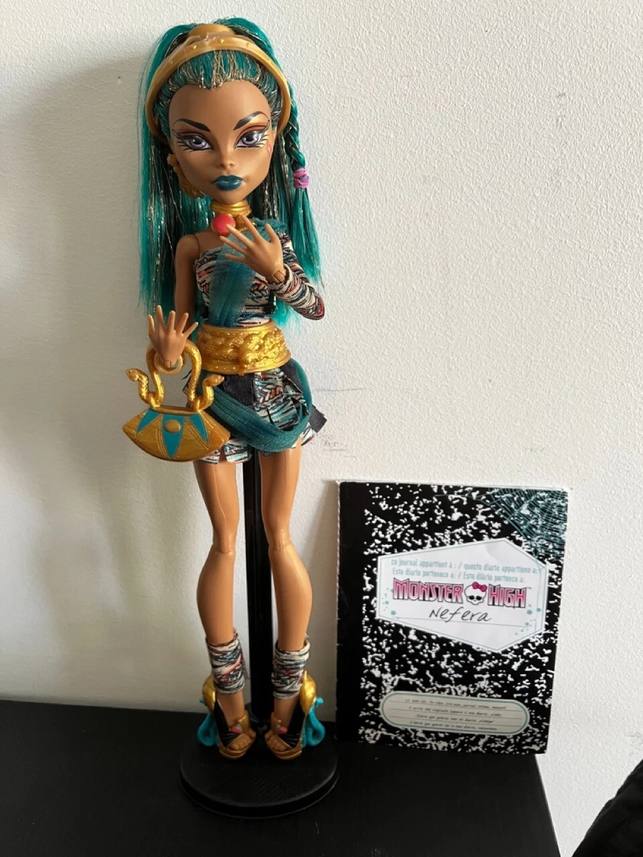 Monster High Nefera De Nile Basic Doll (80% Complete)