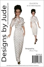 Socialite Doll Clothes Sewing Pattern for 16.5" RTB101 Dolls Grace Tonner