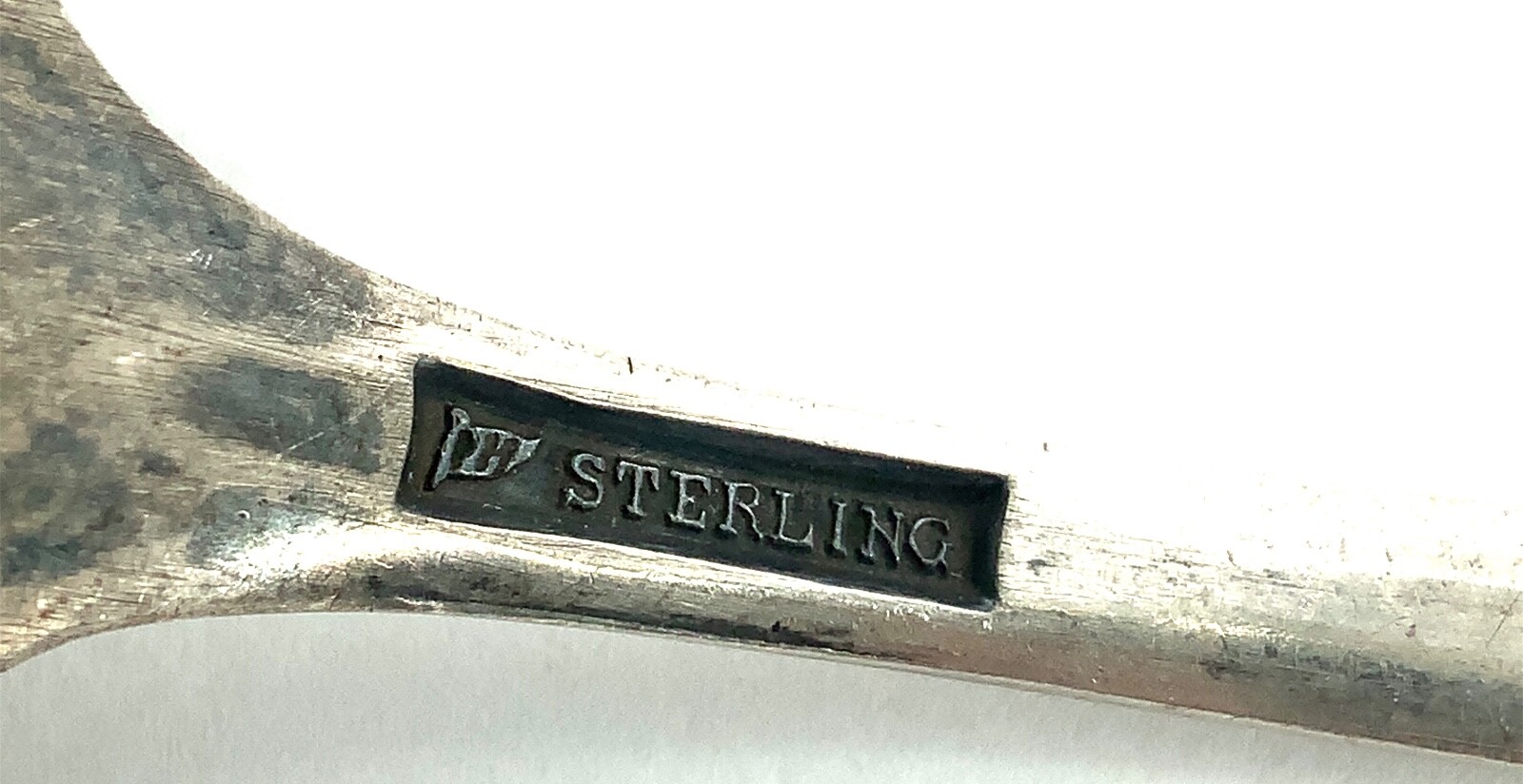 Vintage Mechanics Sterling Co. San Bernardino, CA. Enamel, Silver Souvenir Spoon
