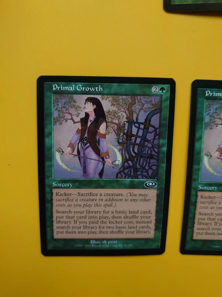 MTG Card. Primal Growth x2 Planeshift Sorcery 2 cards - Image 3 of 3