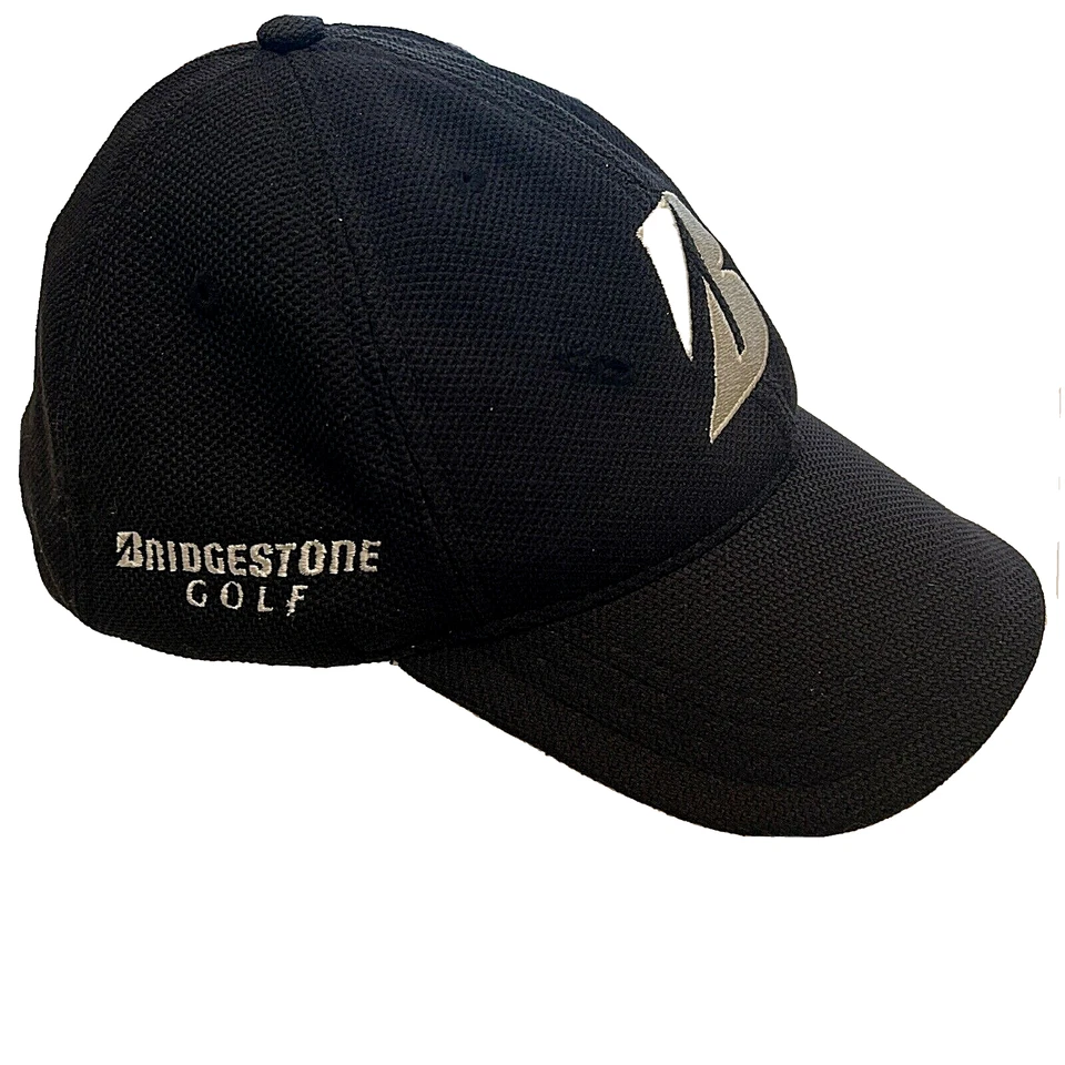 Gorra de golf Bridgestone E7 Plus negra con correa ligeramente limpia ⛳ LEER Foto 3 de 4