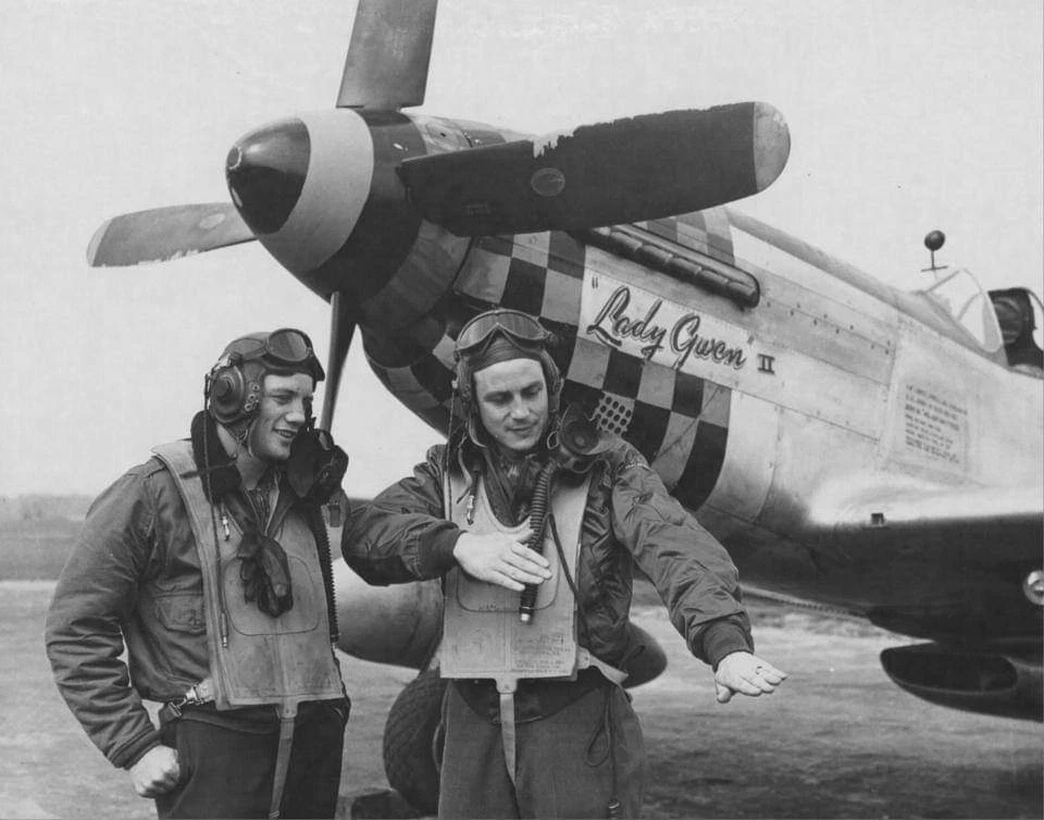 Historic North American P-51 Mustang Patch WWII 8th Air Force Fighter Air Combat - Image 3 of 4