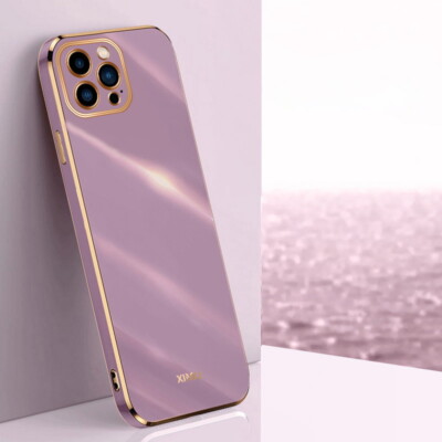 Silicone Case For iPhone 17 16 11 12 13 14 15 Pro Max Plating Shockproof Cover