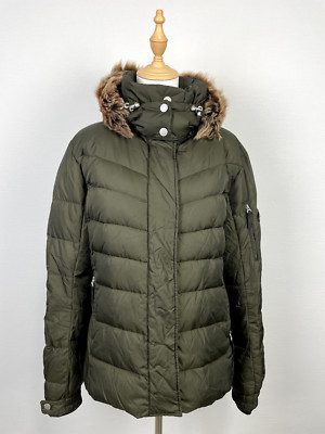 Bogner Fire+Ice Green Individual Real Down Women's Puffer Jacket Size XL