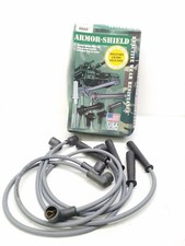 458AS Armor - Shield Silicone Spark Plug Wire Set Gray 7mm Made In USA