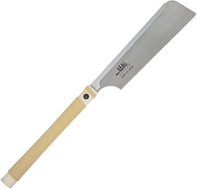 SUIZAN Japanese Dozuki Dovetail Hand Saw 9.5 Inch Pull Saw for Universal Cutting