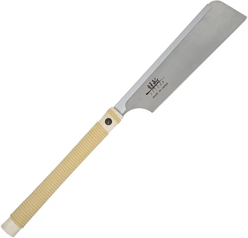 SUIZAN Japanese Dozuki Dovetail Hand Saw 9.5 Inch Pull Saw for Universal Cutting