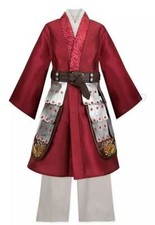 New Disney Store Mulan Deluxe Costume Live Action Size 4, 5/6, 7/8