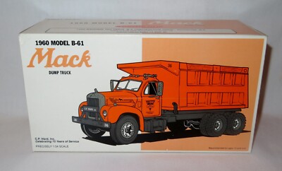 FIRST GEAR 1960 MACK B-61 DUMP TRUCK C. P. WARD 1996 National Toy Truck Show NIB
