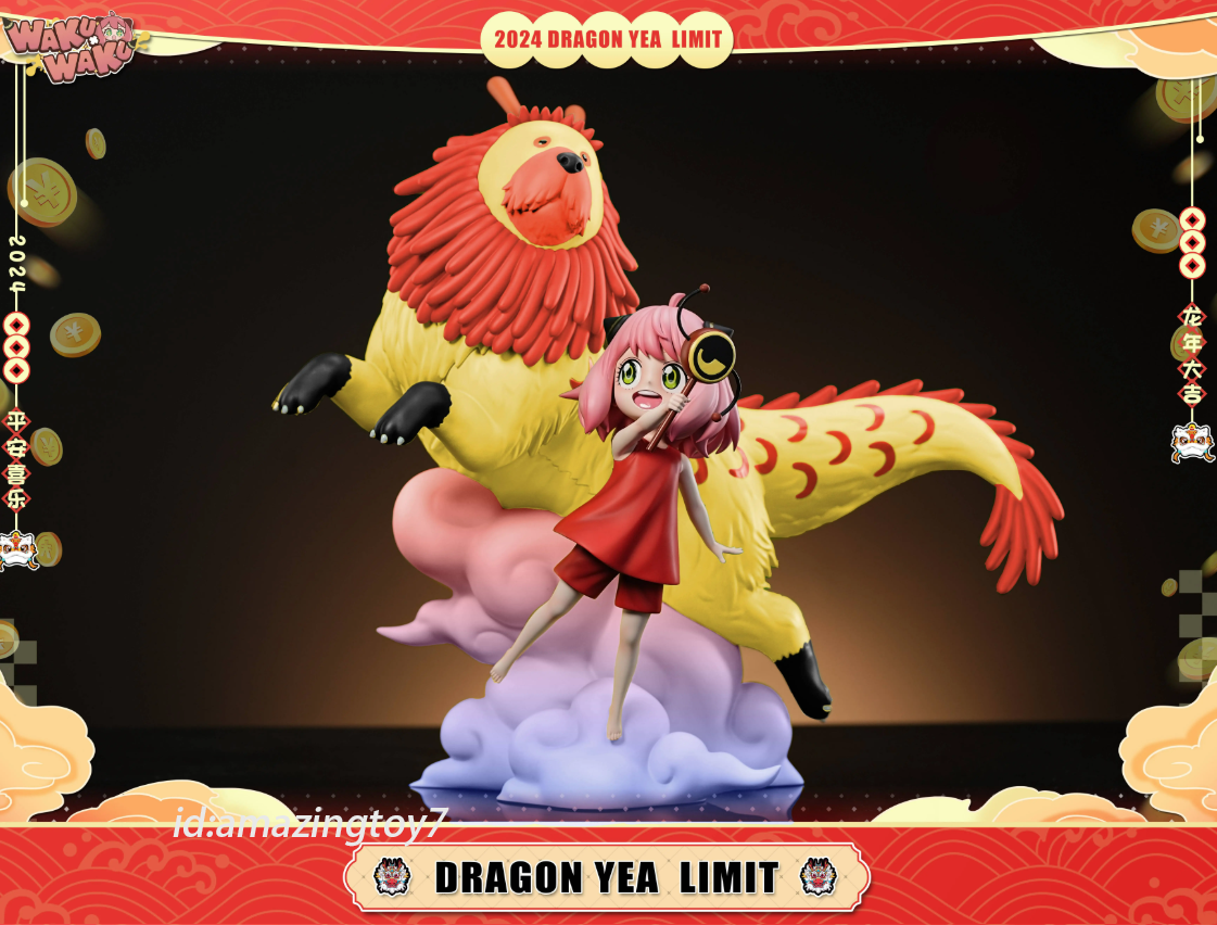 WAKUWAKU Studio SPY X FAMILY Anya Forger Dragon Resin Statue Pre