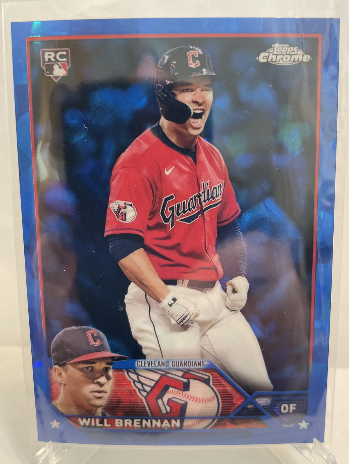 2023 Topps Chrome Sapphire Baseball WILL BRENNAN #453 RC Cleveland