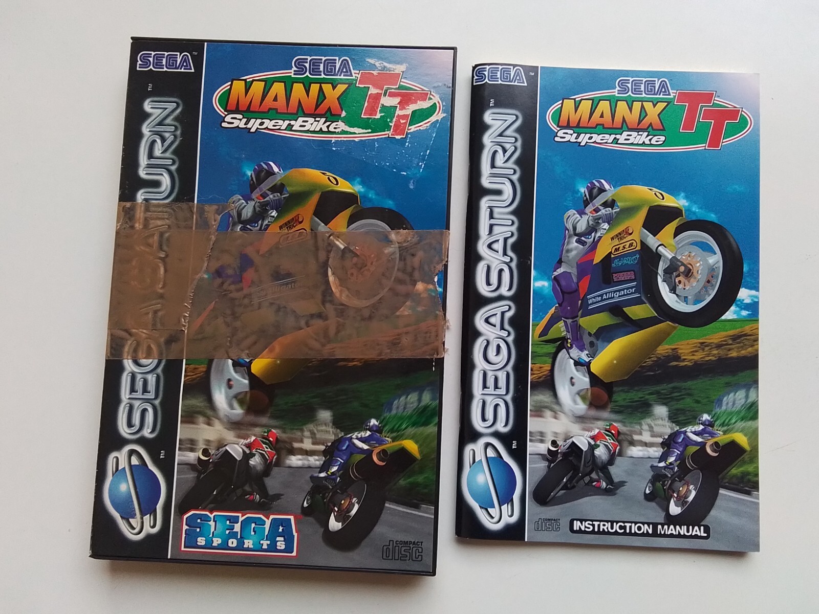 Manx TT Superbike Complet sur SEGA Saturn !!!!