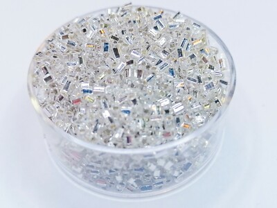 TOHO Hexagon Rocailles 1,5 mm, 25 gramm Silverlined (133/1)