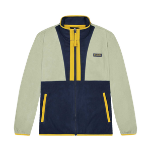 yellow columbia fleece jacket