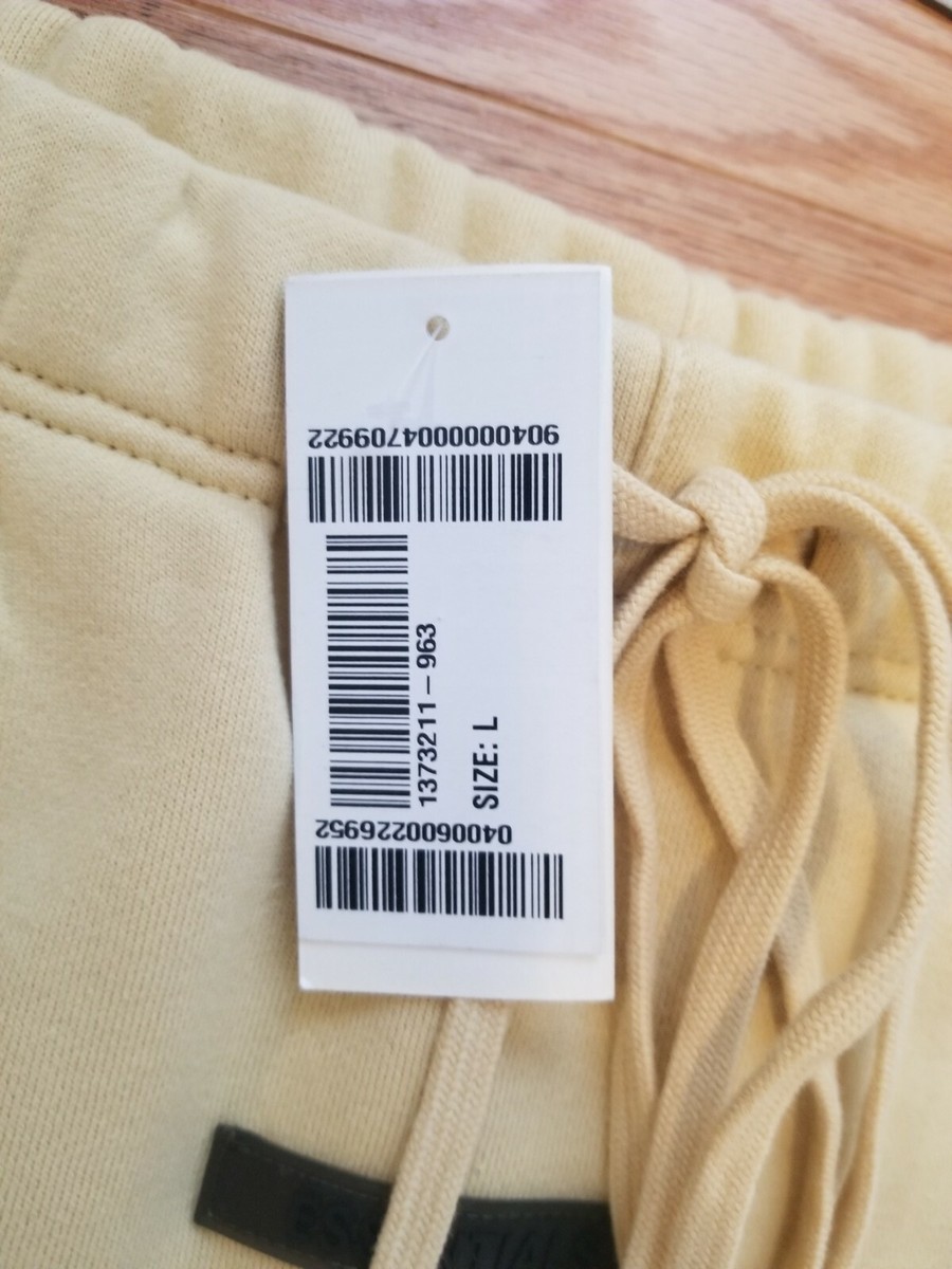 その他 Essentials  Solid cream sweats Fear Of God Essentials SS22 Cream Sweatpants × Size Large × New