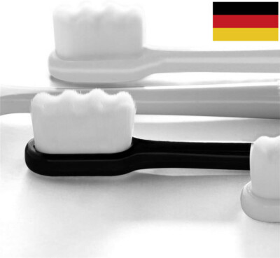 4 Stück Ultrafein Wellen-Micro-Nano-Zahnbürste mit 20000 Soft Floss Borsten