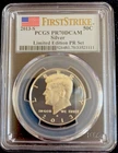 KENNEDY DOLLAR SILVER 2013 S PCGS PR70DCAM 1ST STRIKE LIMITED EDITION POP 227
