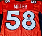 Von Miller NFL Signed Autographed Denver Broncos Custom Jersey GA COA
