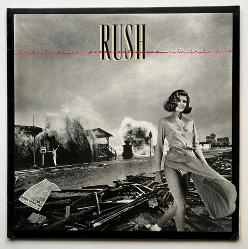NEAR MINT Vtg ORIGINAL 1979 RUSH Album PERMANENT WAVES Record 1ST PRESS Lp VINYL