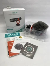 Movo VXR10 Universal Cardioid Condenser Video Microphone with Shock Mount
